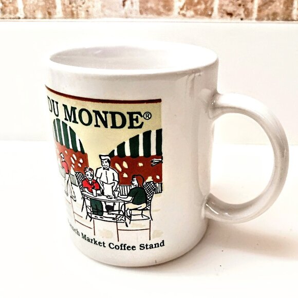 Cafe Du Monde Coffee Cup ~ New Orleans Louisiana French Market Coffee Stand Mug - Picture 2 of 8